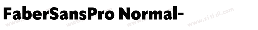FaberSansPro Normal字体转换